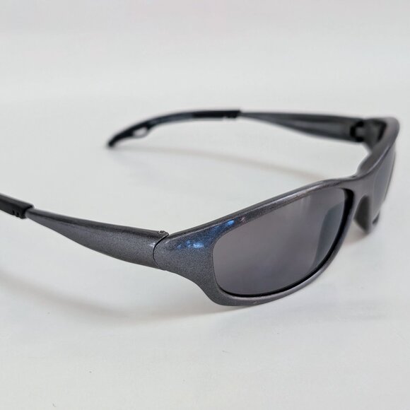 NWT Vintage 90's PC Rectangle Sporty Sunglasses (S. Gray) - Picture 2 of 5